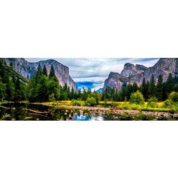Lais Puzzle - Yosemite Valley View mit El Capitan, Cathedral Rock und The Merced River, Panorama - 1.000 Teile