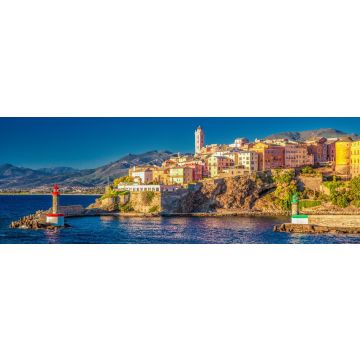 Lais Puzzle - Blick auf die Altstadt von Bastia, Leuchtturm und Hafen, Korsika, Frankreich, Europa, Panorama - 1.000 Teile