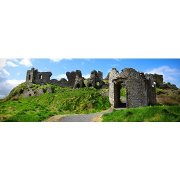 Lais Puzzle - Burgruinen von Rock of Dunamase in der Grafschaft Laois Irland, Panorama - 1.000 Teile