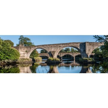 Lais Puzzle - Brückenreflexion in Stirling, Schottland Hochland, Panorama - 1.000 Teile