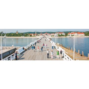 Lais Puzzle - Pier in Sopot (Pier in Sopot) Gdynia (Gdingen) Pomeranian (Pommern) Poland (Polen), Panorama - 1.000 Teile
