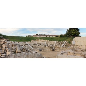 Lais Puzzle - Antikes griechisches Amphitheater in Larissa, Panorama - 1.000 Teile
