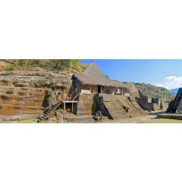 Lais Puzzle - Ruinen in Malinalco, Archäologische Stätte in Mexiko, Panorama - 1.000 Teile