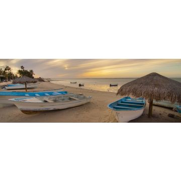 Lais Puzzle - Sonnenuntergang in La Paz, Baja California Sur, Mexiko, Panorama - 1.000 Teile