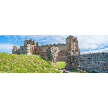 Lais Puzzle - Tantallon Castle, halbzerstörte Festung aus der Mitte des 14. Jahrhunderts, 5 Kilometer östlich von North Berwick, in East Lothian, Schottland, Panorama - 1.000 Teile