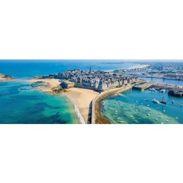 Lais Puzzle - Luftaufnahme der schönen Stadt der Freibeuter - Saint Malo in der Bretagne, Frankreich, Panorama - 1.000 Teile