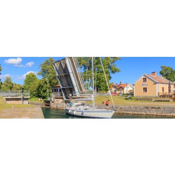 Lais Puzzle - Schiff auf dem Götakanal in Motala, Panorama - 1.000 Teile