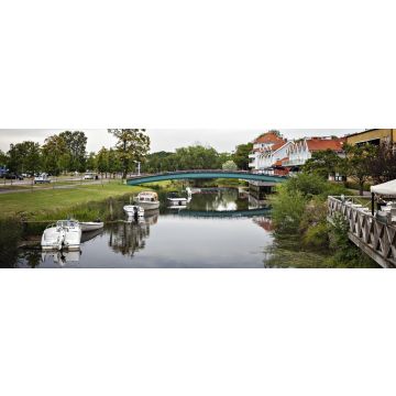 Lais Puzzle - Kungsbacka Stadt Flussufer, Panorama - 1.000 Teile
