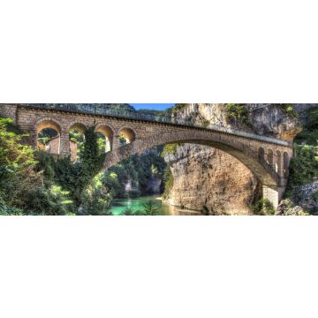 Lais Puzzle - Die Brücke von Saint-Chely du Tarn - Lozere, Frankreich, Panorama - 1.000 Teile