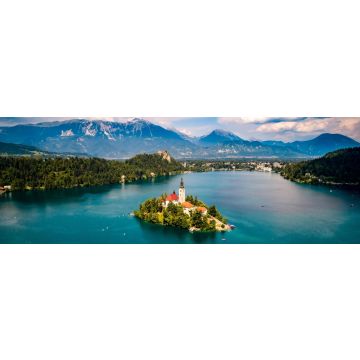 Lais Puzzle - Slowenien - Urlaubsort Bleder See, Panorama - 1.000 Teile