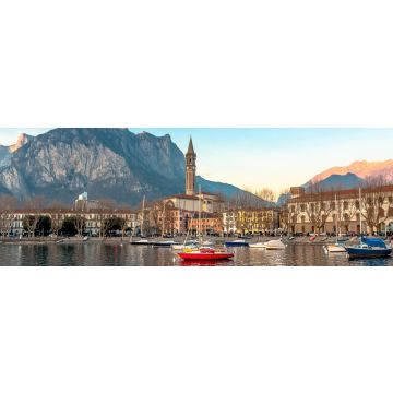 Lais Puzzle - Sonnenuntergang in Lecco, Panorama - 1.000 Teile