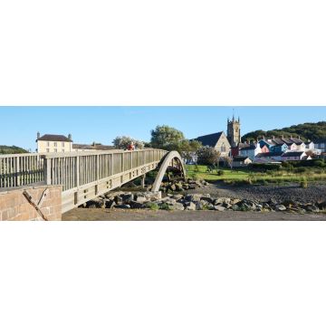 Lais Puzzle - Fußgängerbrücke in Aberaeron, Ceredigion, Wales, UK, Panorama - 1.000 Teile