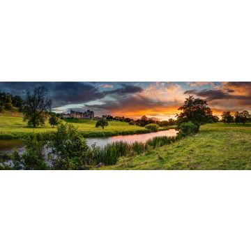 Lais Puzzle - Panoramablick bei Sonnenuntergang über den Fluss Aln, England, Panorama - 1.000 Teile