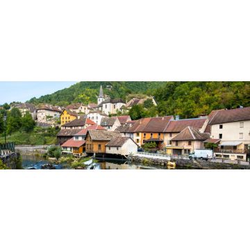 Lais Puzzle - Lods in der Franche Comté, Frankreich, Panorama - 1.000 Teile