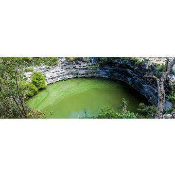 Lais Puzzle - Heilige Cenote an der archäologischen Stätte Chichen Itza, Mexiko, Panorama - 1.000 Teile