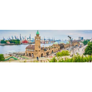 Lais Puzzle - Hamburg Landungsbrücken Panorama, Panorama - 1.000 Teile