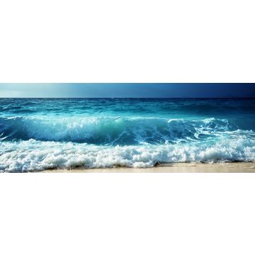 Lais Puzzle - Wellen am Strand der Seychellen, Panorama - 1.000 Teile