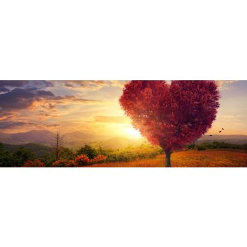 Lais Puzzle - Baum in Form eines roten Herzens, Panorama - 1.000 Teile