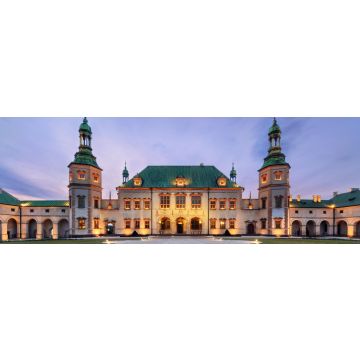 Lais Puzzle - Bischofspalast nach Sonnenuntergang in Kielce, Polen, Panorama - 1.000 Teile