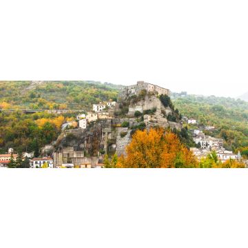 Lais Puzzle - Mittelalterliches Dorf Cerro al Volturno (Burg Pandone) in Molise, Panorama - 1.000 Teile