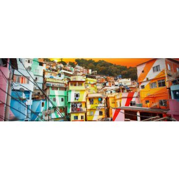Lais Puzzle - Rio de Janeiro Stadtzentrum und Favela, Panorama - 1.000 Teile