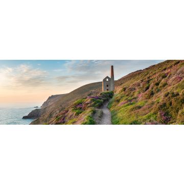 Lais Puzzle - Nebliger Sommerabend auf dem South West Coast Path, England, Panorama - 1.000 Teile