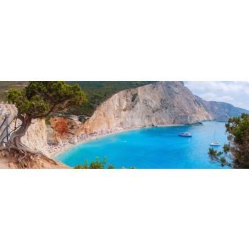 Lais Puzzle - Strand von Porto Katsiki, Insel Lefkada, Griechenland, Panorama - 1.000 Teile