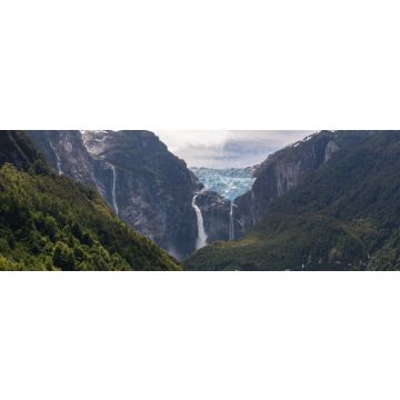 Lais Puzzle - Hängender Gletscher des Queulat-Nationalparks (Chile), Panorama - 1.000 Teile