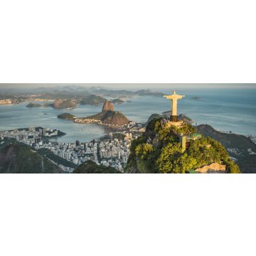 Lais Puzzle - Luftaufnahme der Christ- und Botafogo-Bucht aus einem hohen Winkel, Panorama - 1.000 Teile