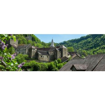 Lais Puzzle - Dorf Baume-les-Messieurs, Frankreich, Panorama - 1.000 Teile