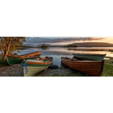 Lais Puzzle - Boote auf dem Lough Corrib, Grafschaft Galway, Connemara, Irland, Panorama - 1.000 Teile