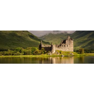 Lais Puzzle - Spiegelung von Kilchurn Castle in Loch Awe, Highlands, Schottland, Panorama - 1.000 Teile