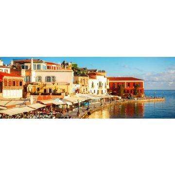 Lais Puzzle - Bucht von Chania an sonnigem Sommertag, Kreta Griechenland, getönt, Panorama - 1.000 Teile