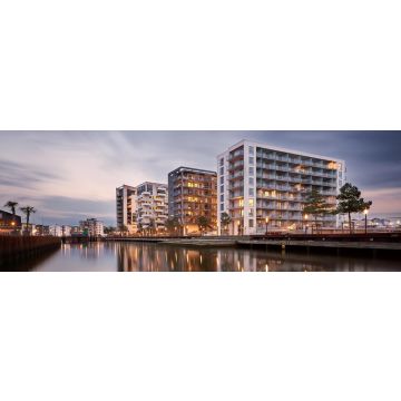 Lais Puzzle - Stadtkomplex am Hafen von Odense, Dänemark, Panorama - 1.000 Teile