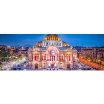Lais Puzzle - Mexiko-Stadt - Der Palast der Schönen Künste alias Palacio de Bellas Artes, Panorama - 1.000 Teile