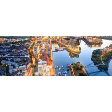 Lais Puzzle - Blick auf die Stadt Düsseldorf, Deutschland, Panorama - 1.000 Teile