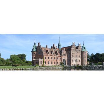 Lais Puzzle - Die Wasserburg Schloss Egeskov auf Fünen in Dänemark, Panorama - 1.000 Teile
