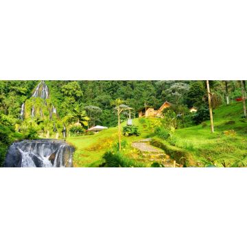 Lais Puzzle - Santa Rosa de Cabal Heiße Quellen Kolumbien, Panorama - 1.000 Teile