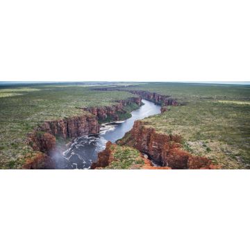 Lais Puzzle - Luftaufnahme des King George River, North Kimberley, Westaustralien, Panorama - 1.000 Teile