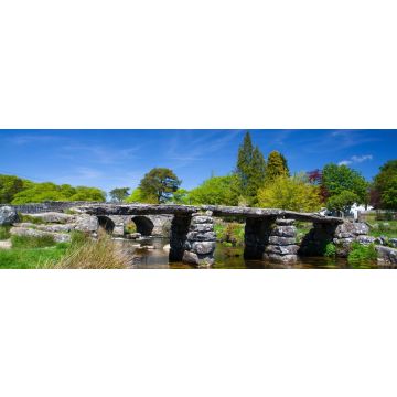 Lais Puzzle - Die alte Klappbrücke bei Postbridges Devon, England, Panorama - 1.000 Teile