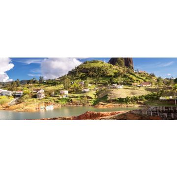 Lais Puzzle - Der Felsen El Penol in der Nähe der Stadt Guatape, Antioquia in Kolumbien, Panorama - 1.000 Teile