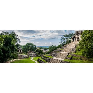 Lais Puzzle - Tempel der Kreuzgruppe in den Maya-Ruinen von Palenque - Chiapas, Mexiko, Panorama - 1.000 Teile