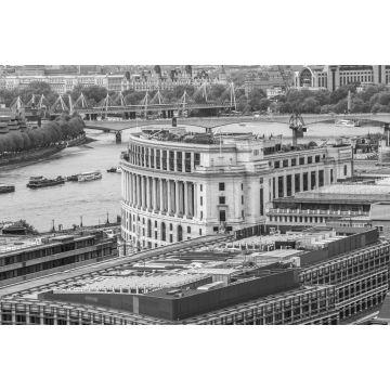 Lais Puzzle - London von der Aussichtsplattform der St. Paul Cathedral. London, England, Großbritannien in schwarz weiß - 2.000 Teile