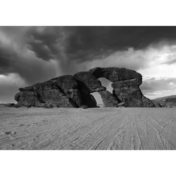 Lais Puzzle - Wunderschöne Felsformationen in der Wüste bei Al Ula, Saudi-Arabien in schwarz weiß - 1.000 Teile