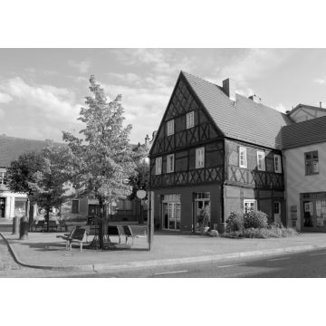 Lais Puzzle - Treuenbrietzen, Hakenbuden in schwarz weiß - 1.000 Teile