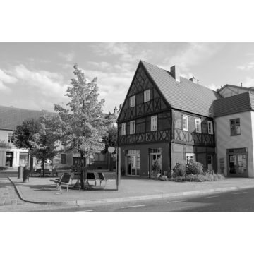 Lais Puzzle - Treuenbrietzen, Hakenbuden in schwarz weiß - 2.000 Teile