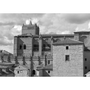 Lais Puzzle - Kathedrale von Avila in schwarz weiß - 1.000 Teile
