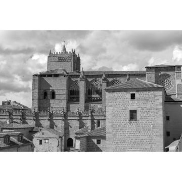 Lais Puzzle - Kathedrale von Avila in schwarz weiß - 2.000 Teile
