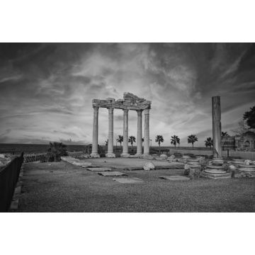 Lais Puzzle - Apollo-Tempel in schwarz weiß - 2.000 Teile