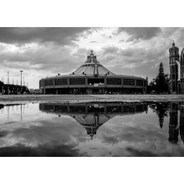 Lais Puzzle - Basilika Unserer Lieben Frau von Guadalupe, Mexiko-Stadt in schwarz weiß - 1.000 Teile